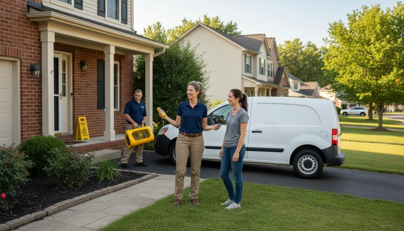 Water restoration image for Home Water Damage Repair in Brenton, WV